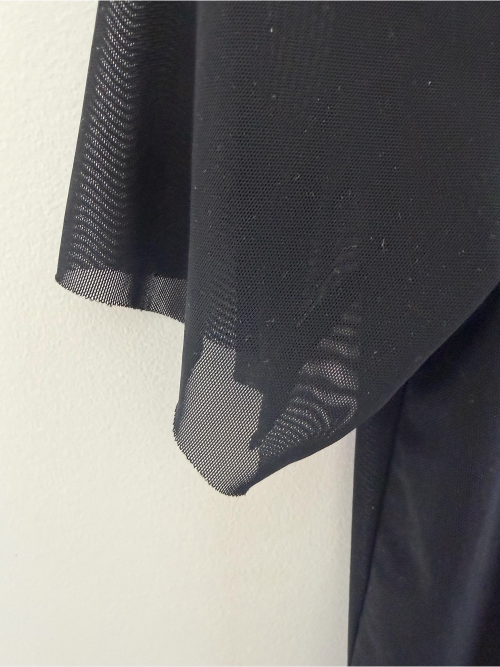 Wilfred Free Black Pontes Sheer Short-Sleeve Mini Dress, XS - Picture 11 of 11